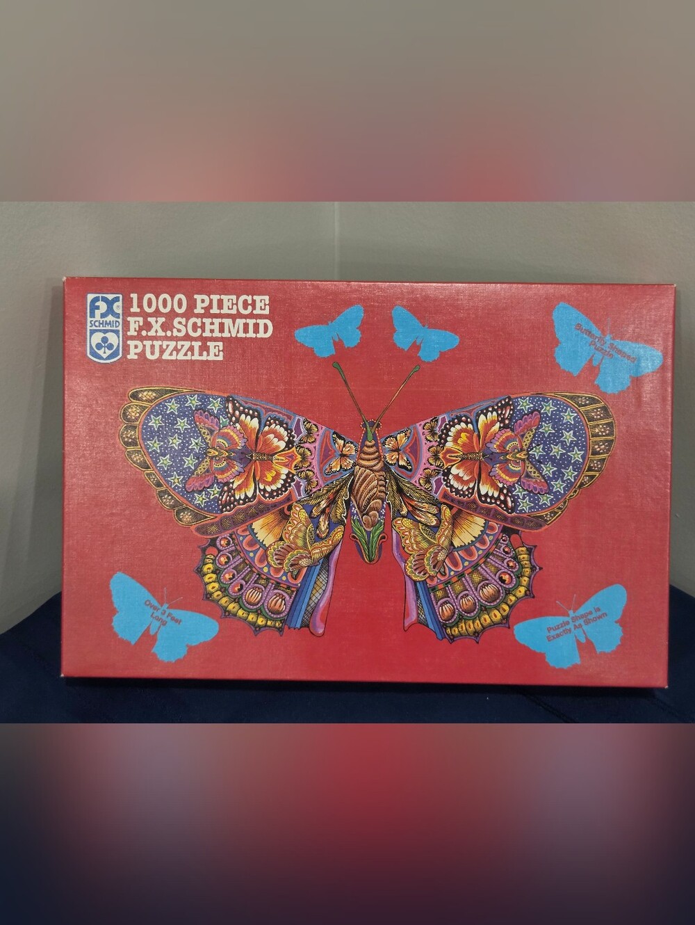 Butterfly Shaped 1000-Piece Puzzle by F.X. Schmid
